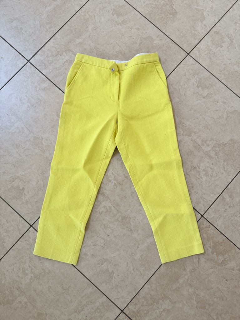 3.1 Phillip Lim Bright Yellow Straight-Leg Chinos